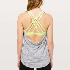 NWOT Lululemon Slay The Studio 2-In-1 Tank
Space Dye Camo/ Florid Flash